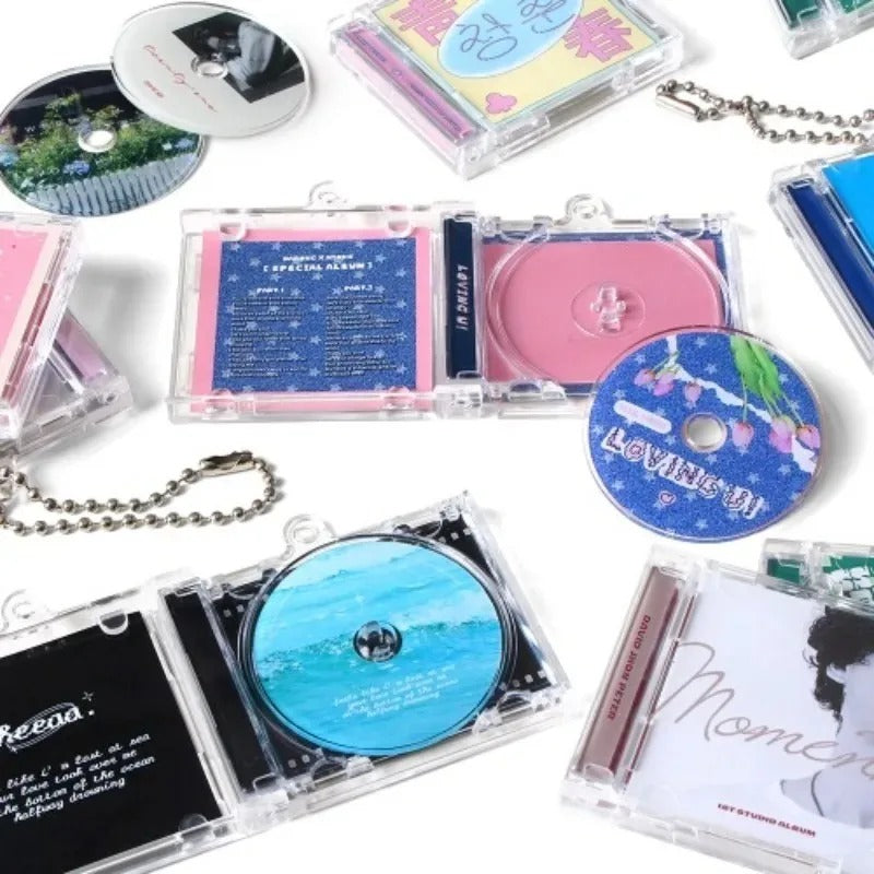 Mini CD Case Keychain